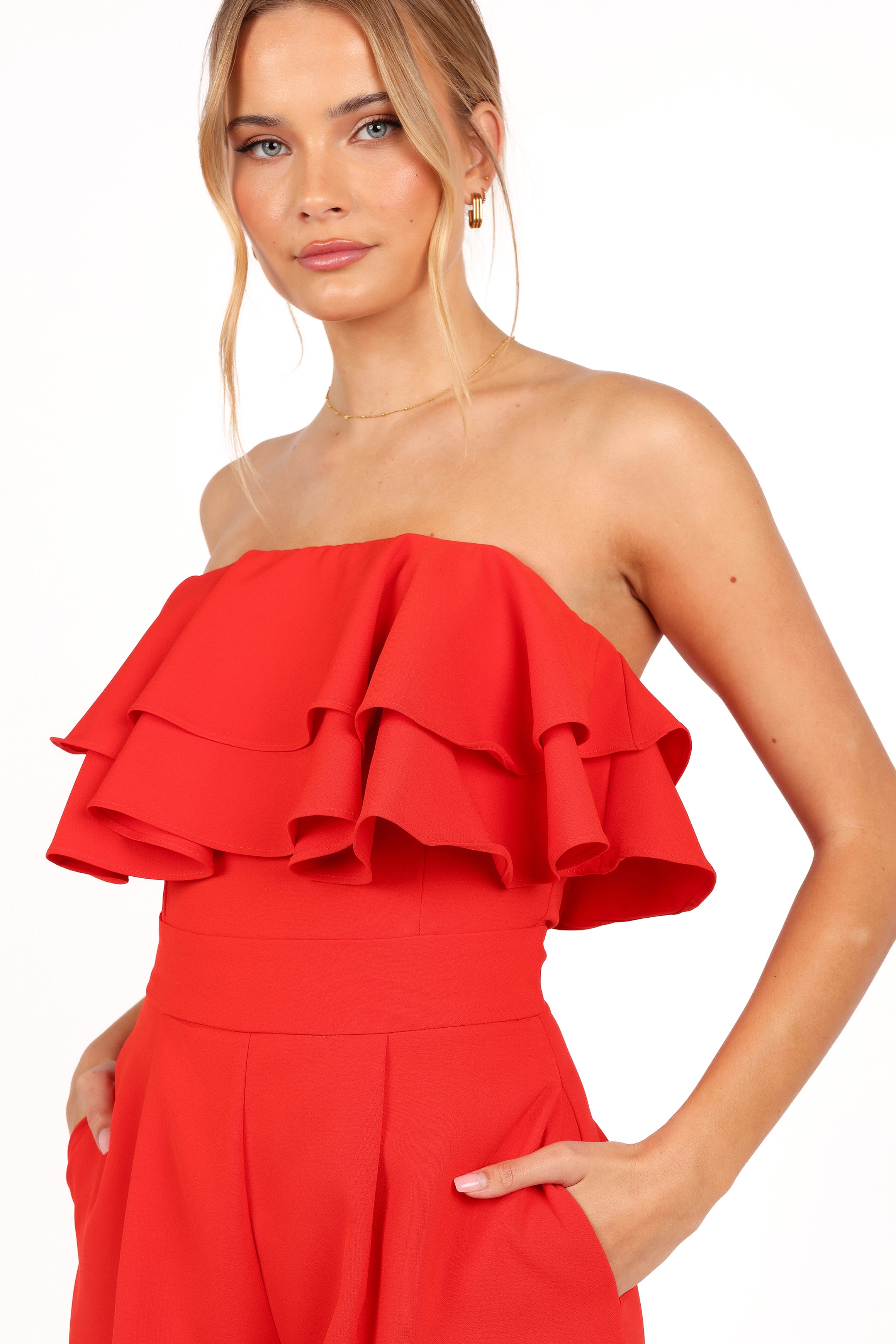 Elliott Playsuit - Red