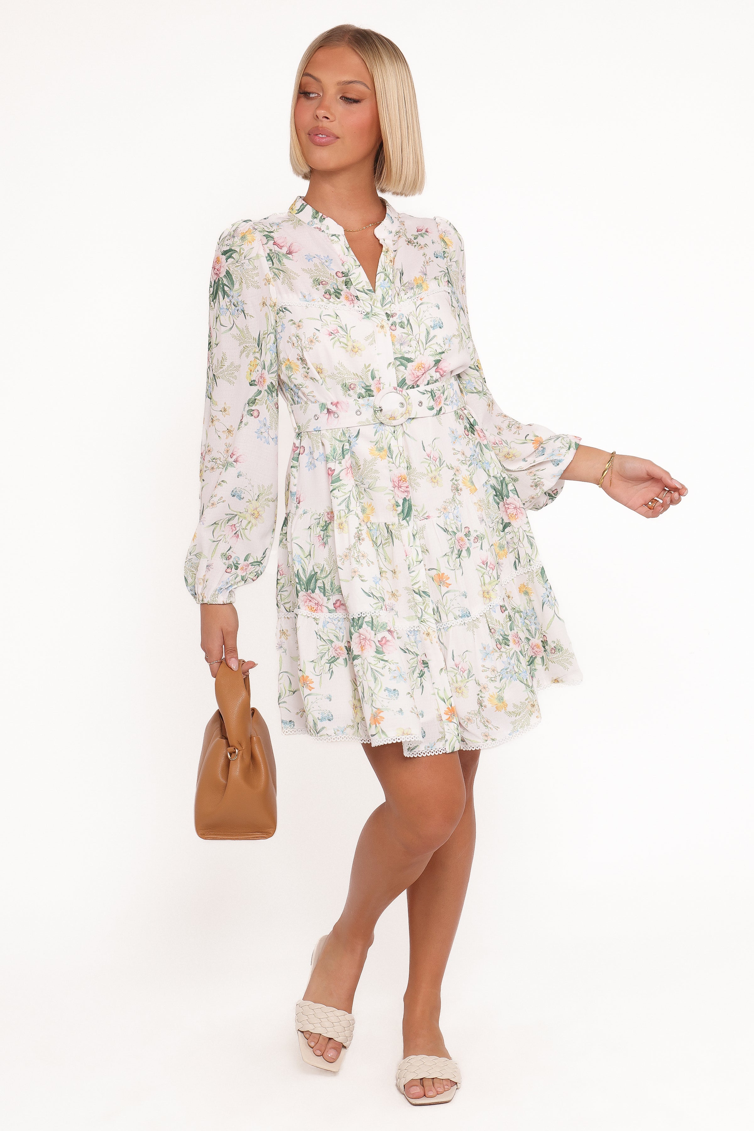 Elora Mini Dress - Multi Floral