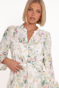 Elora Mini Dress - Multi Floral