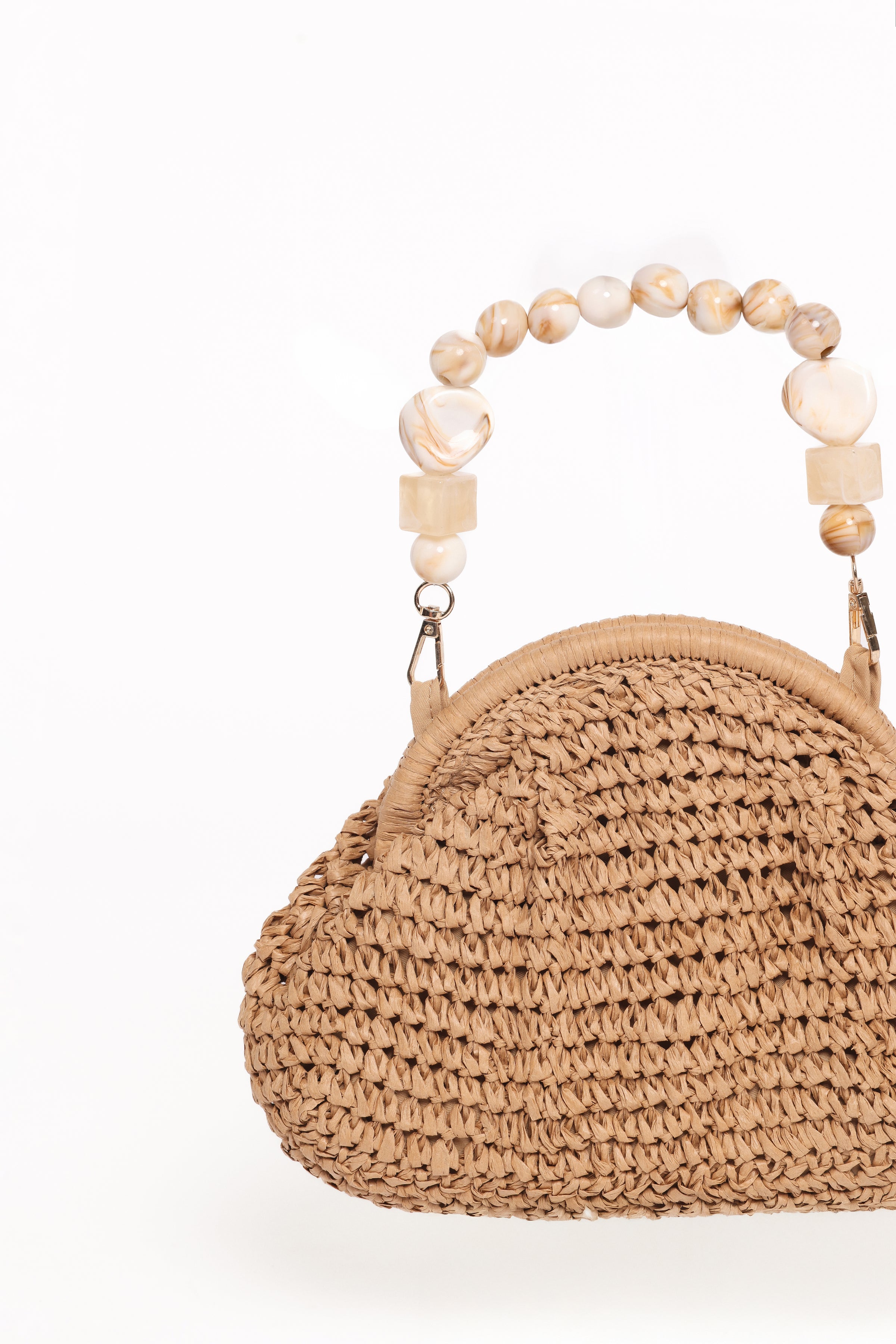 Elora Woven Bag - Tan