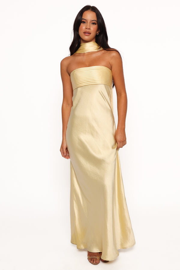 Elsa Maxi Dress - Lemon