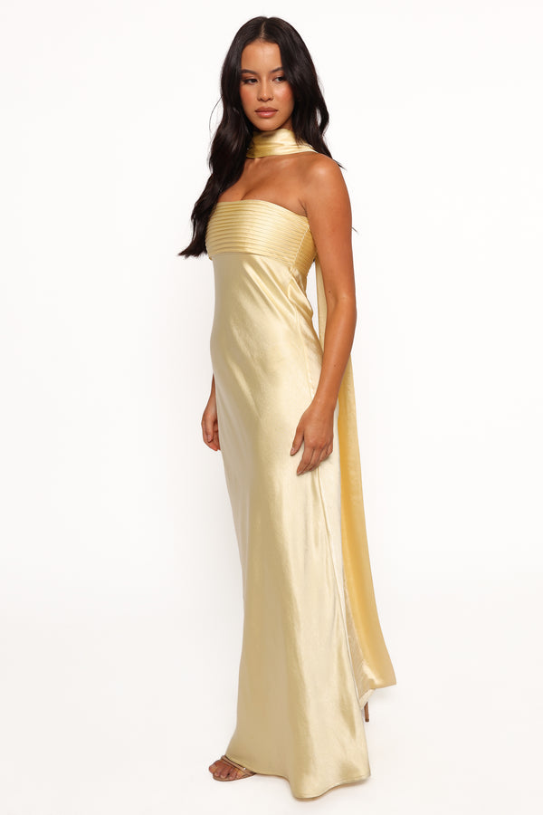 Elsa Maxi Dress - Lemon