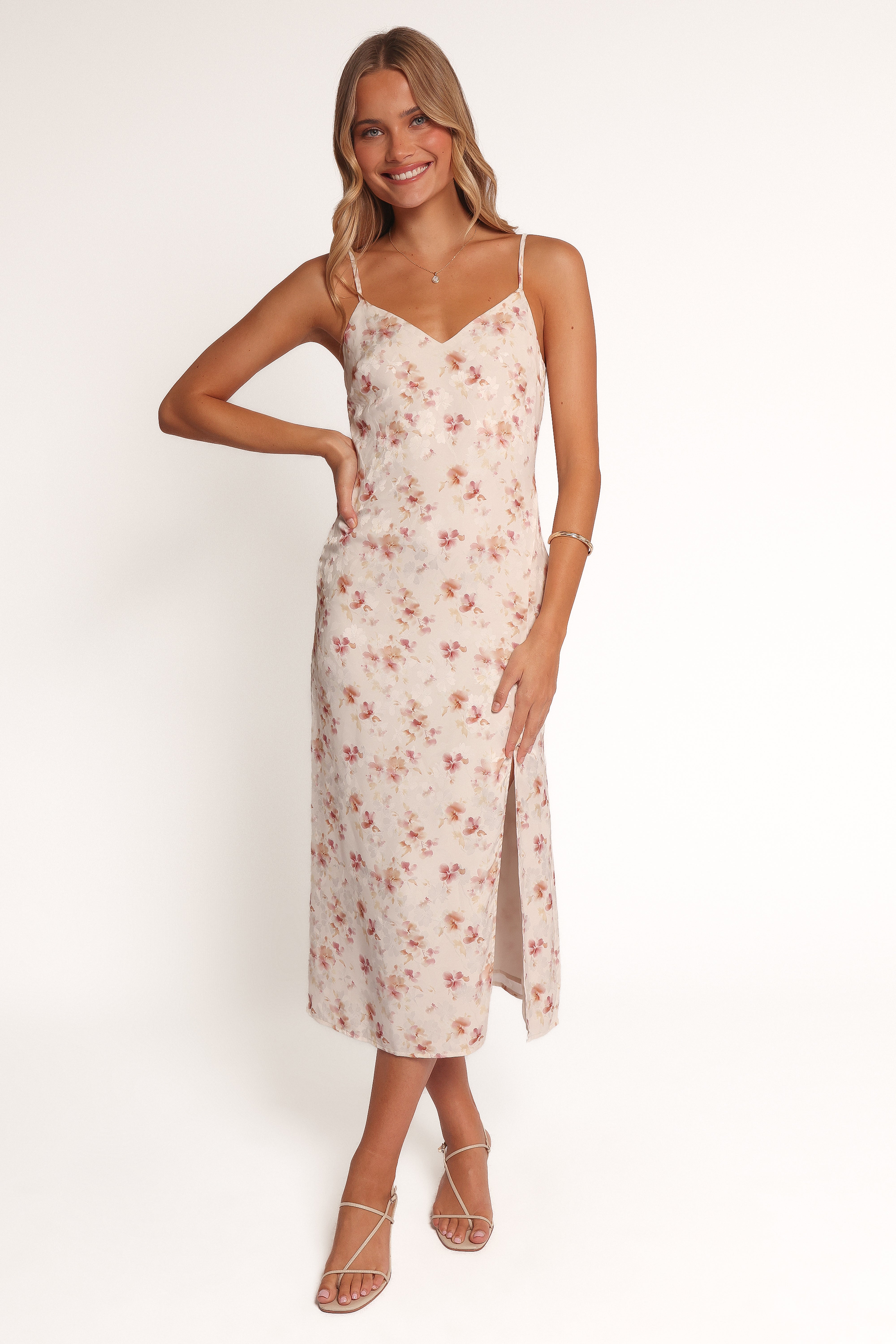 Elysian Maxi Dress - Pink Floral