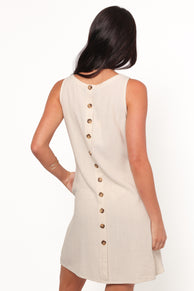 Enzo Mini Dress - Oatmeal