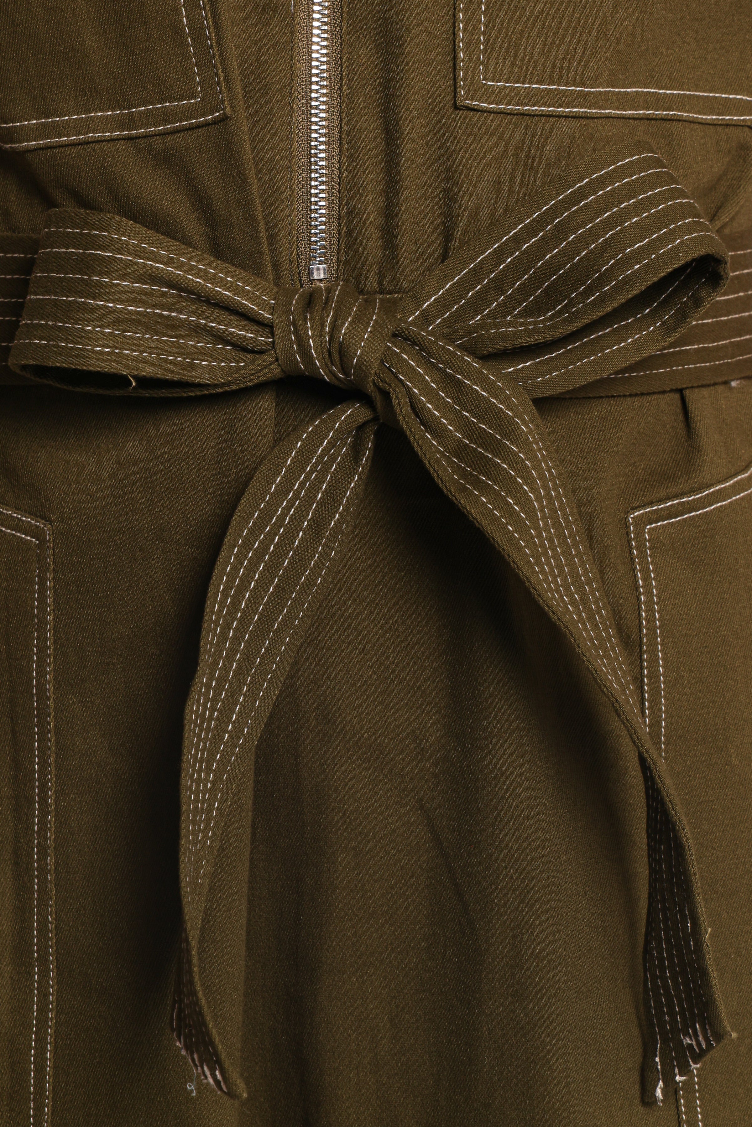 Evans Midi Dress - Olive