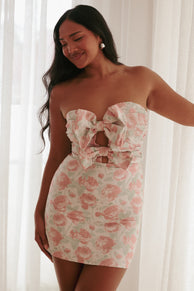 Fable Mini Dress - Pink Floral