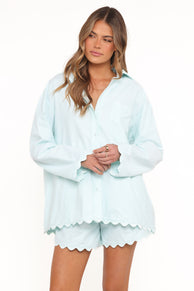 Faith Short Set - Aqua