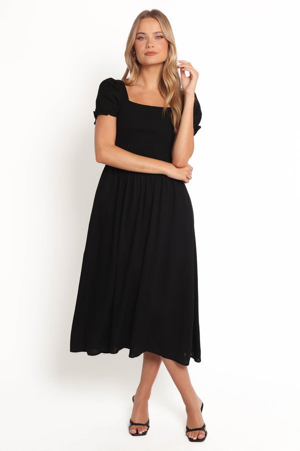 Felicite Midi Dress - Black