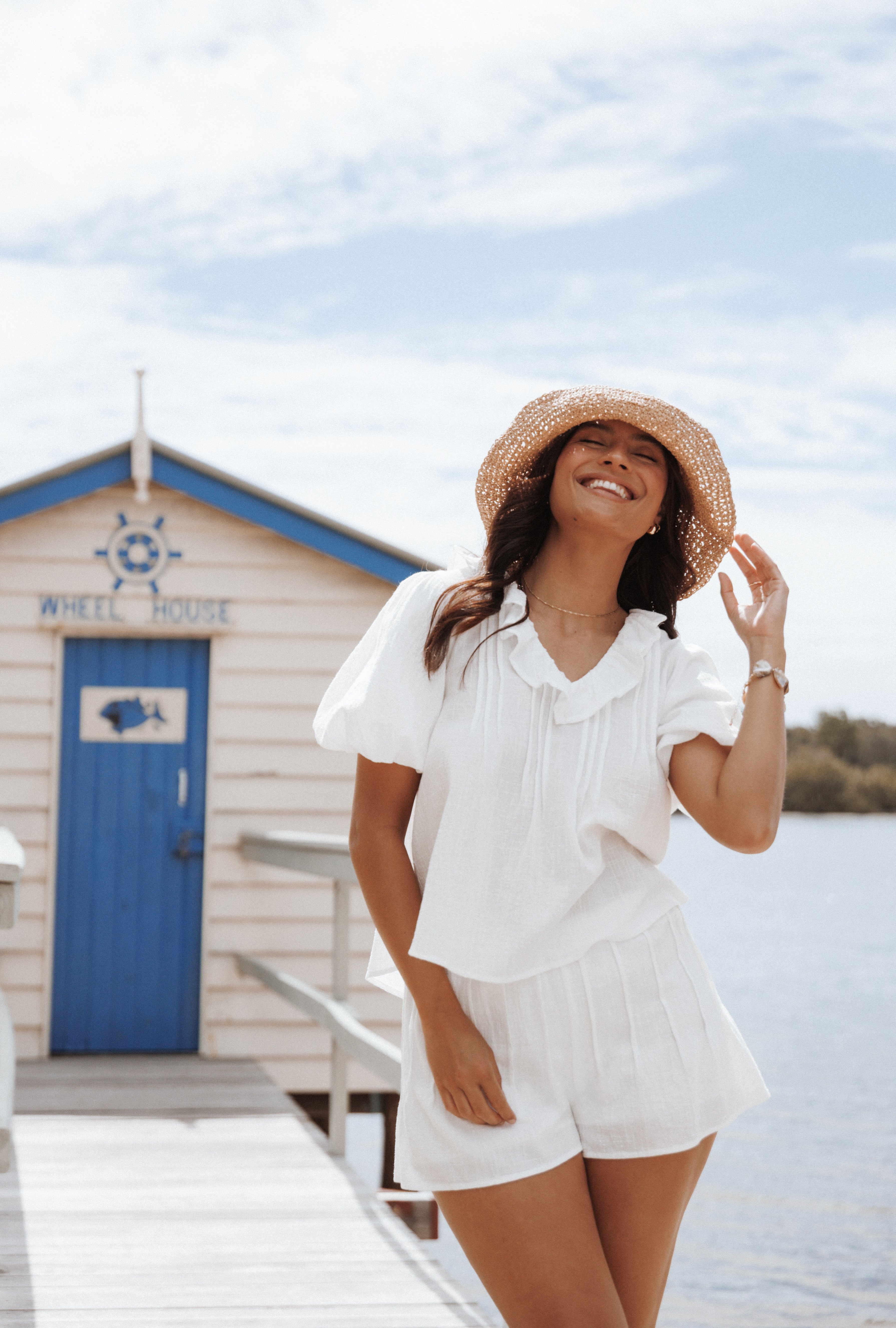 Felicity Short Set - White