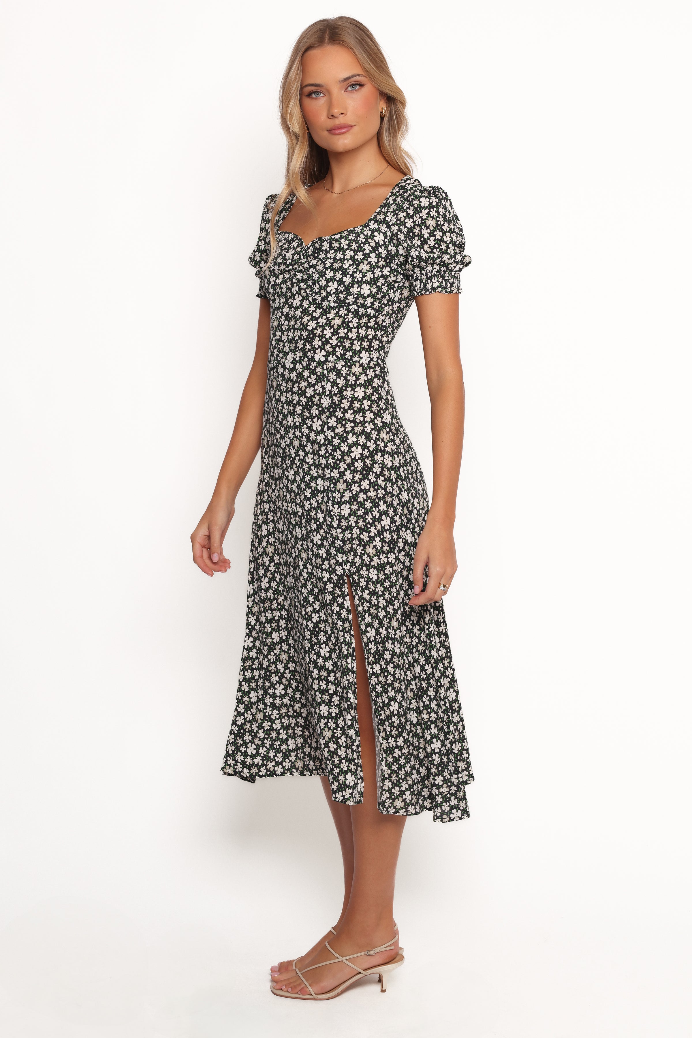 Franklin Dress - Black Floral