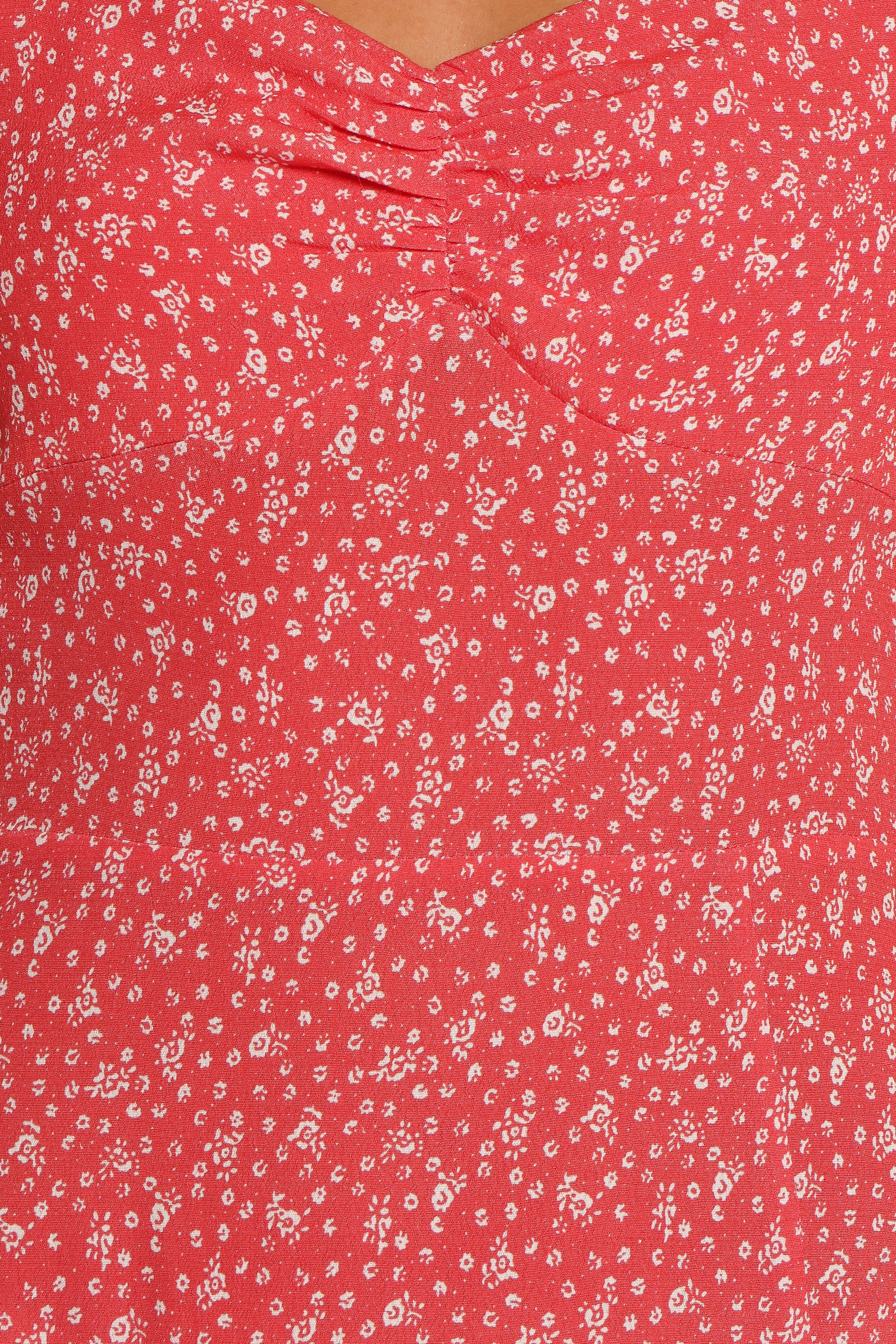 Franklin Dress - Red Floral