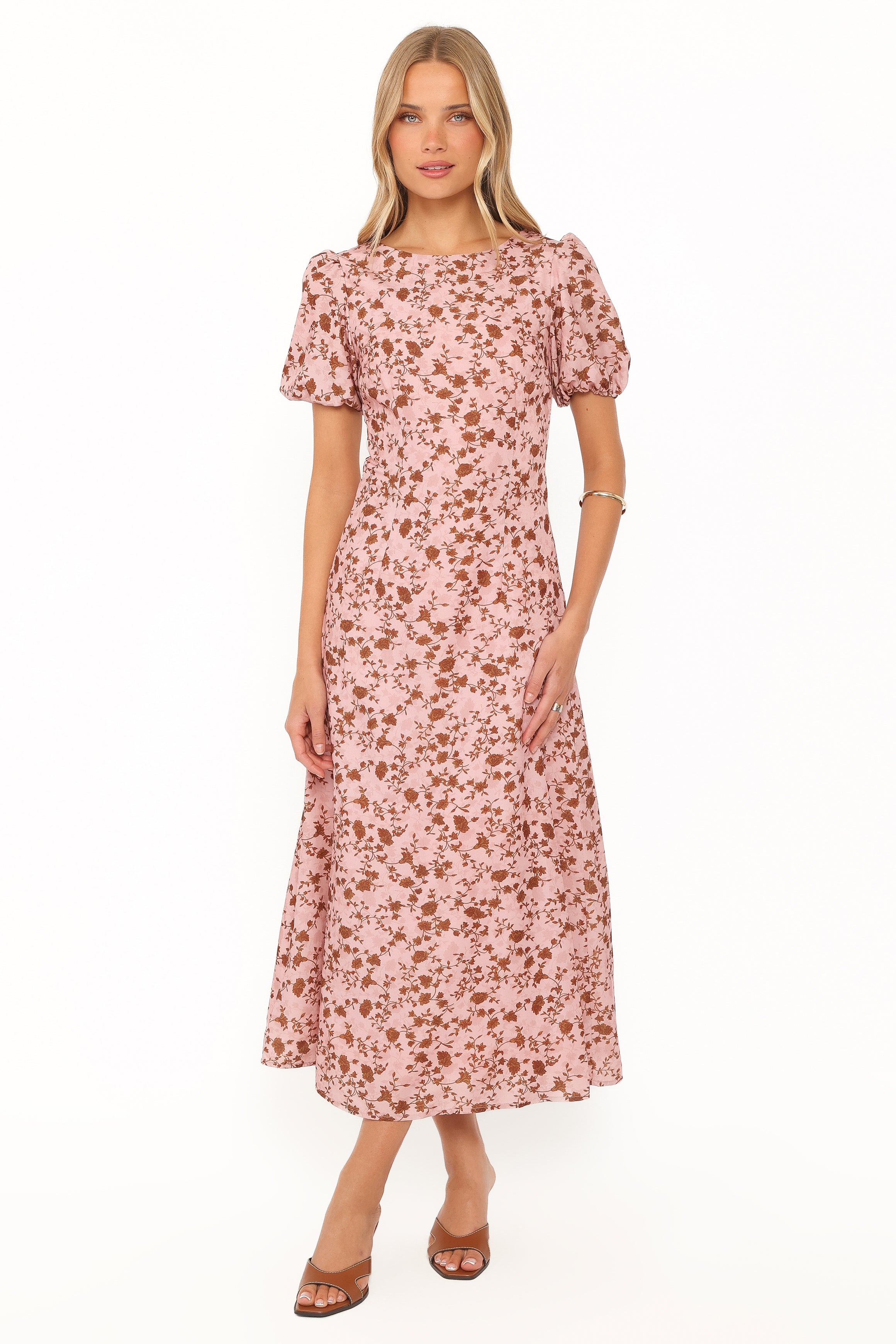 Gemima Maxi Dress - Pink Floral