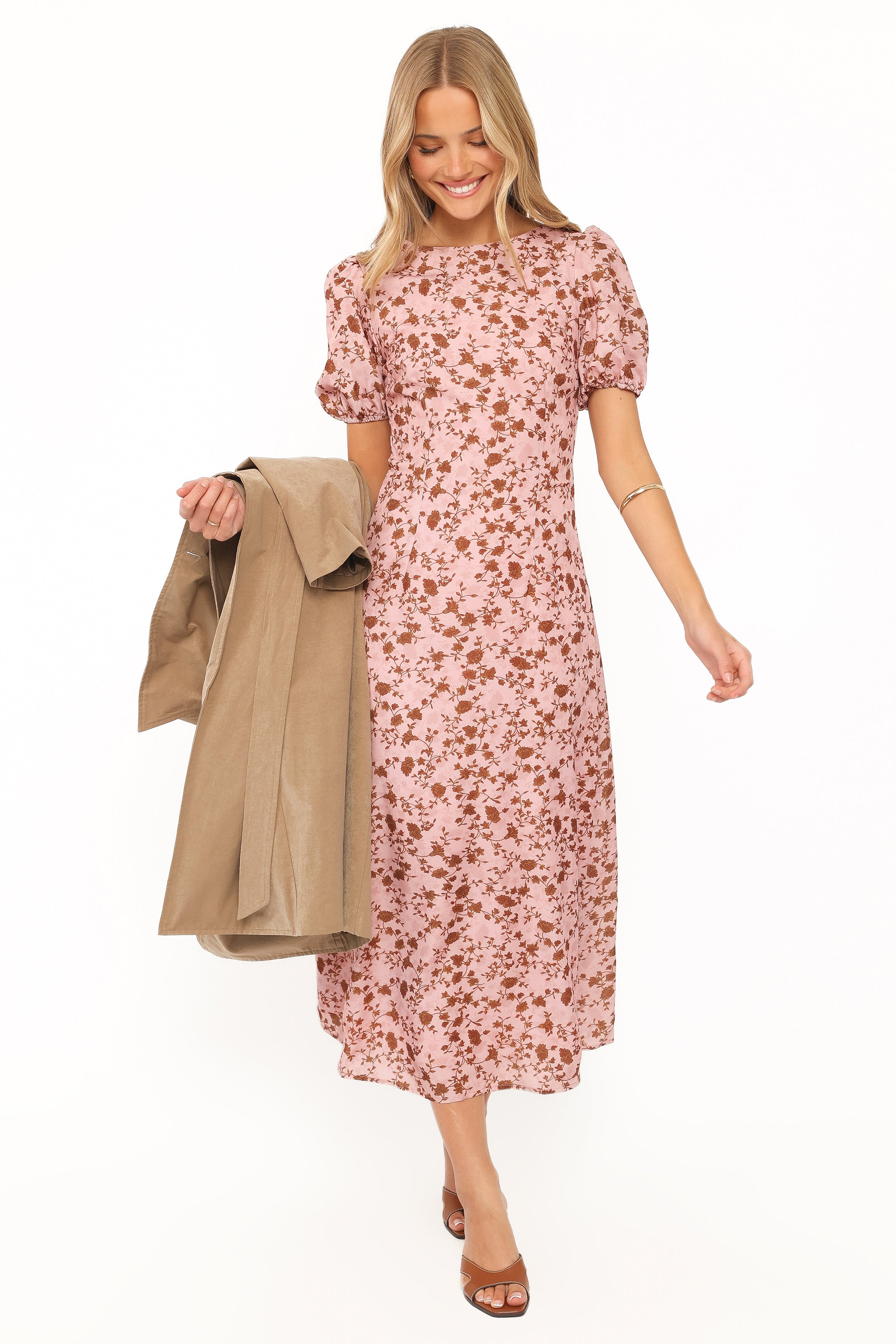 Gemima Maxi Dress - Pink Floral