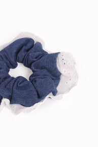 Georgia Scrunchie - Dark Blue