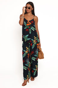 Ginny Pant Set - Blue Floral