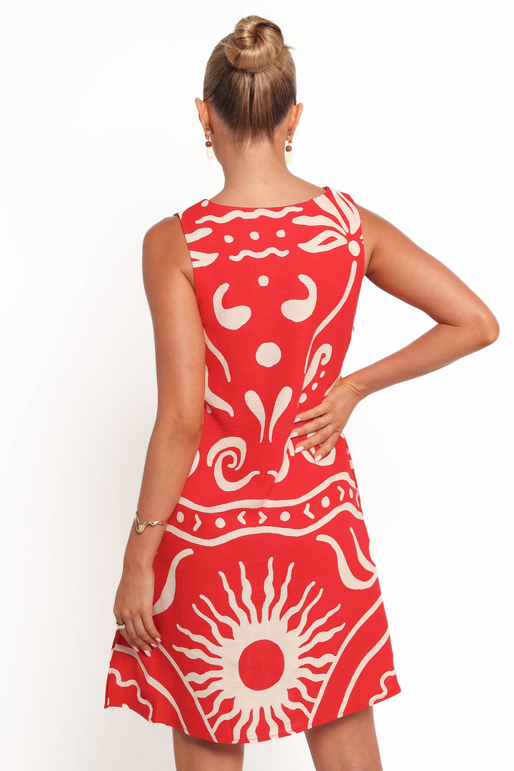 Collective Dress - Giulia Mini Dress - Sunburst third image