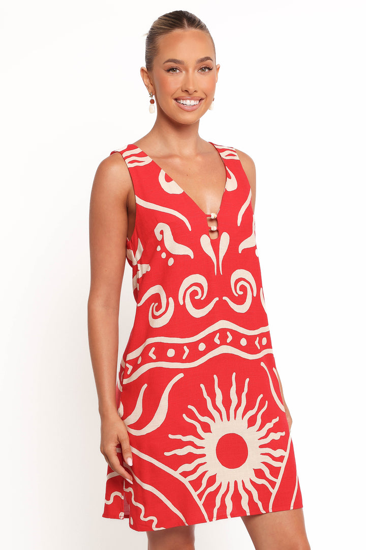 Collective Dress - Giulia Mini Dress - Sunburst secondary image