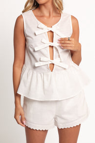 Graciana Short Set - White