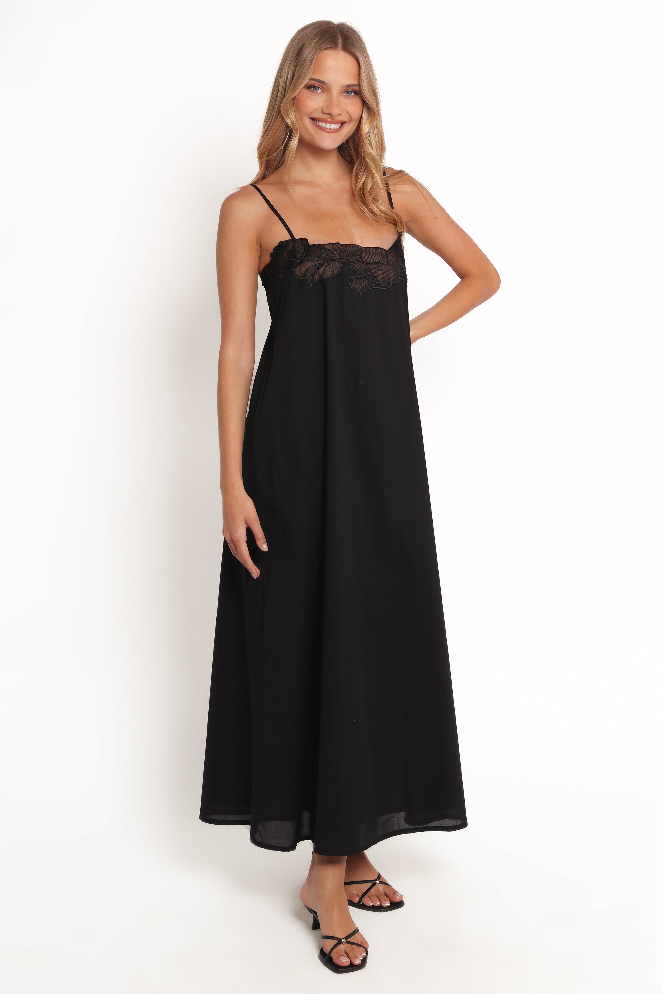 Greta Maxi Dress - Black