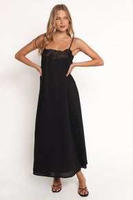 Greta Maxi Dress - Black