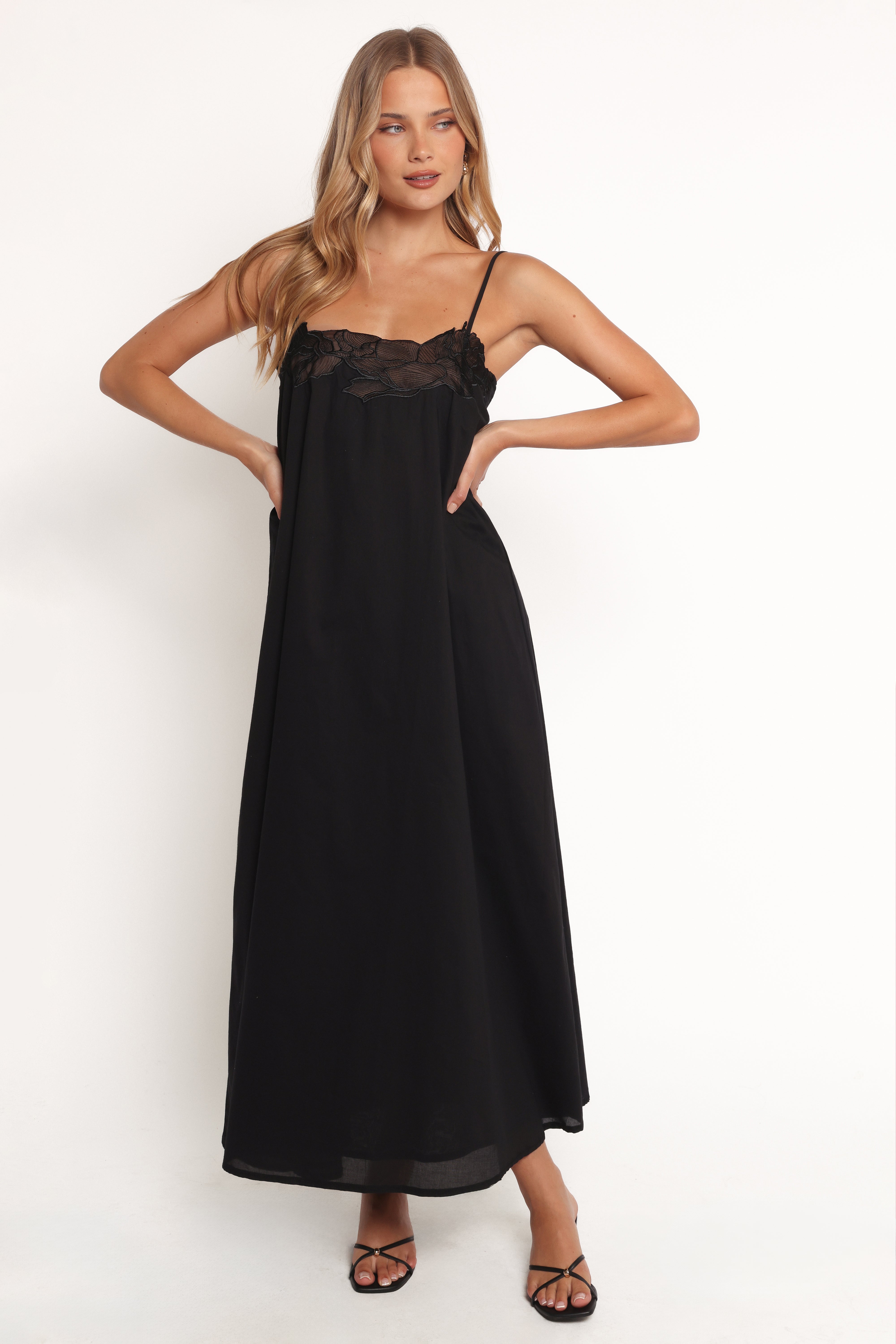 Greta Maxi Dress - Black