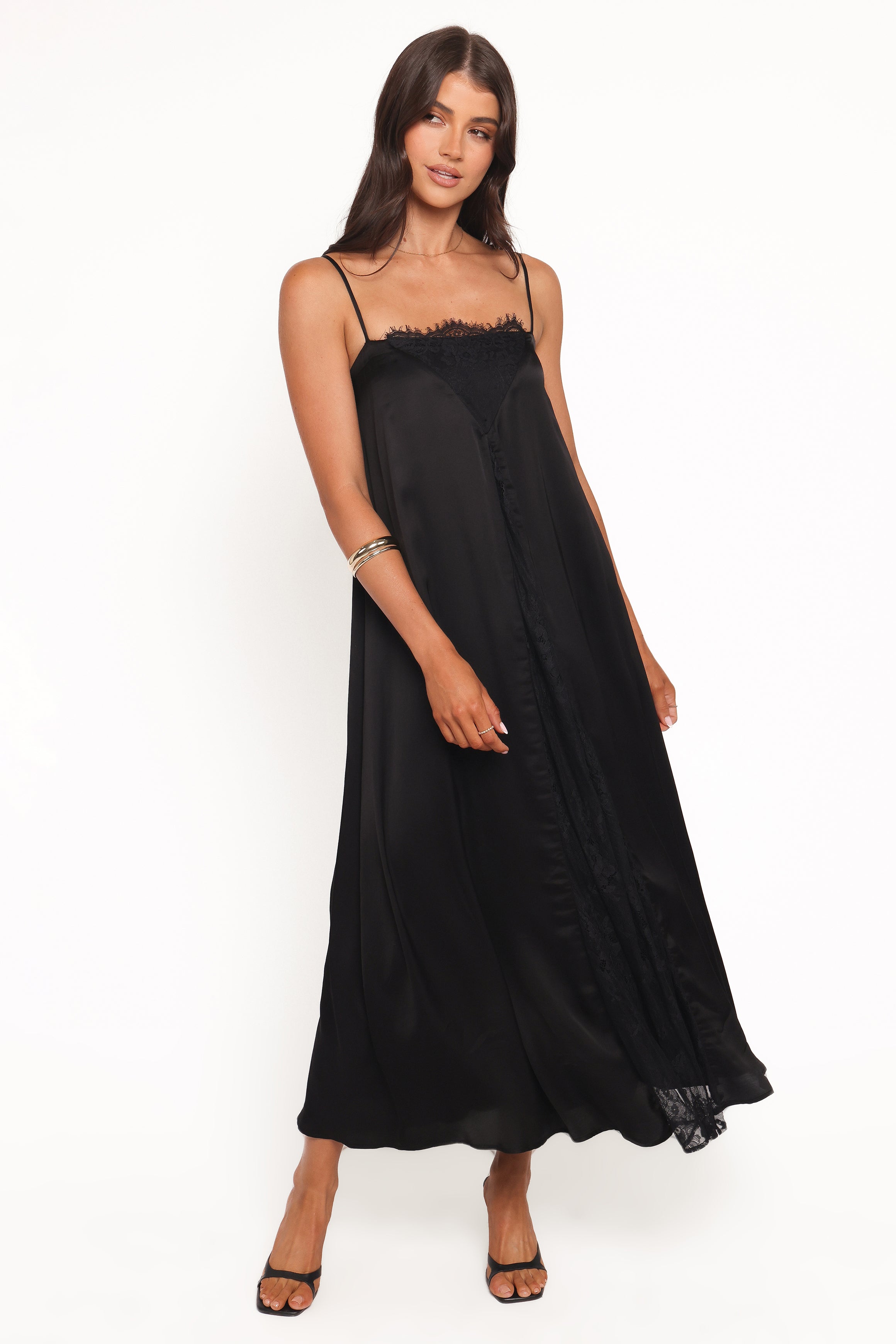 Halsey Midi Dress - Black