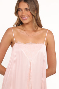 Halsey Midi Dress - Pink