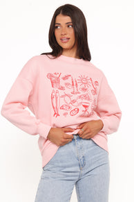 Hannah Sweatshirt - Pink
