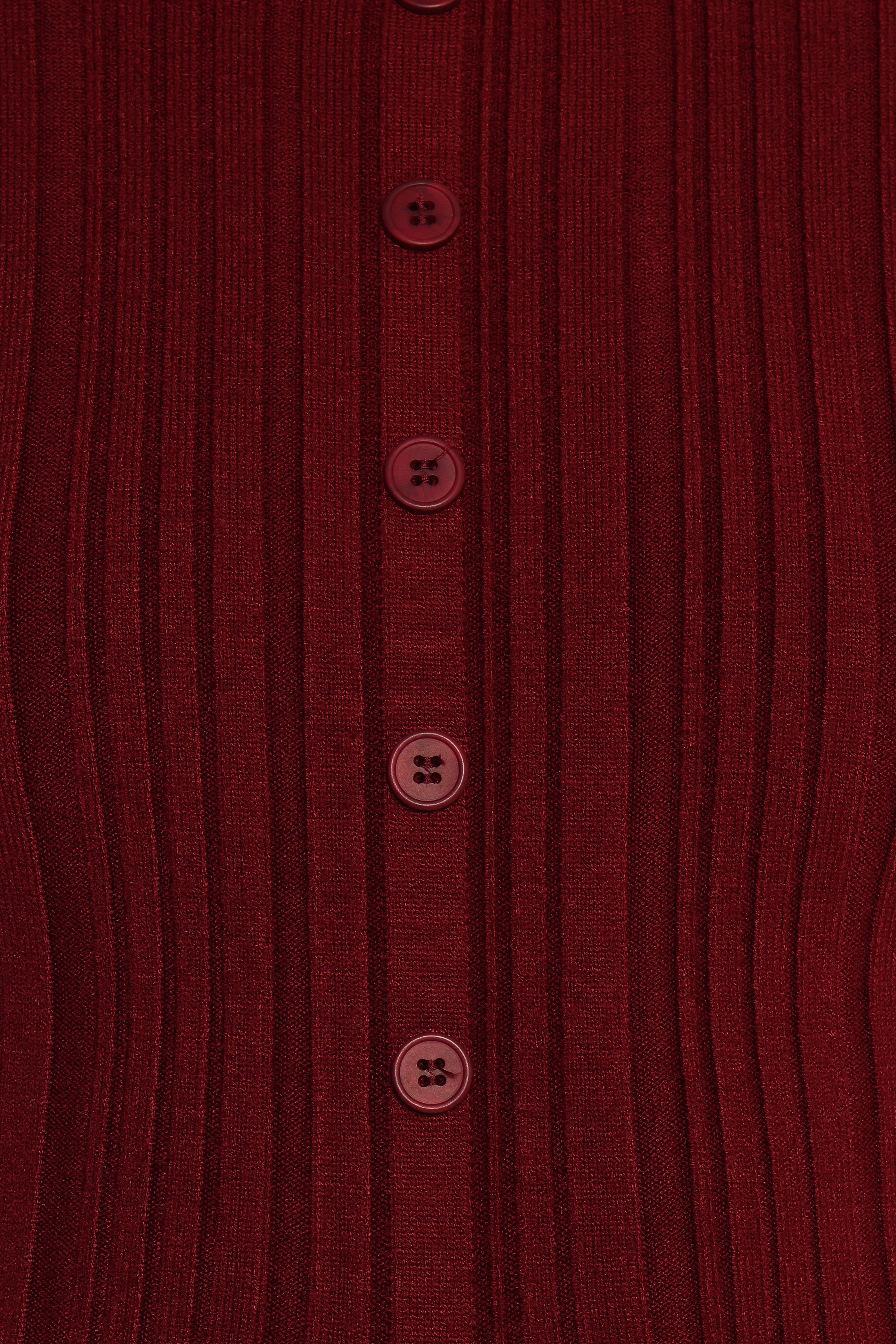 Hatte Cardigan Top - Dark Cherry