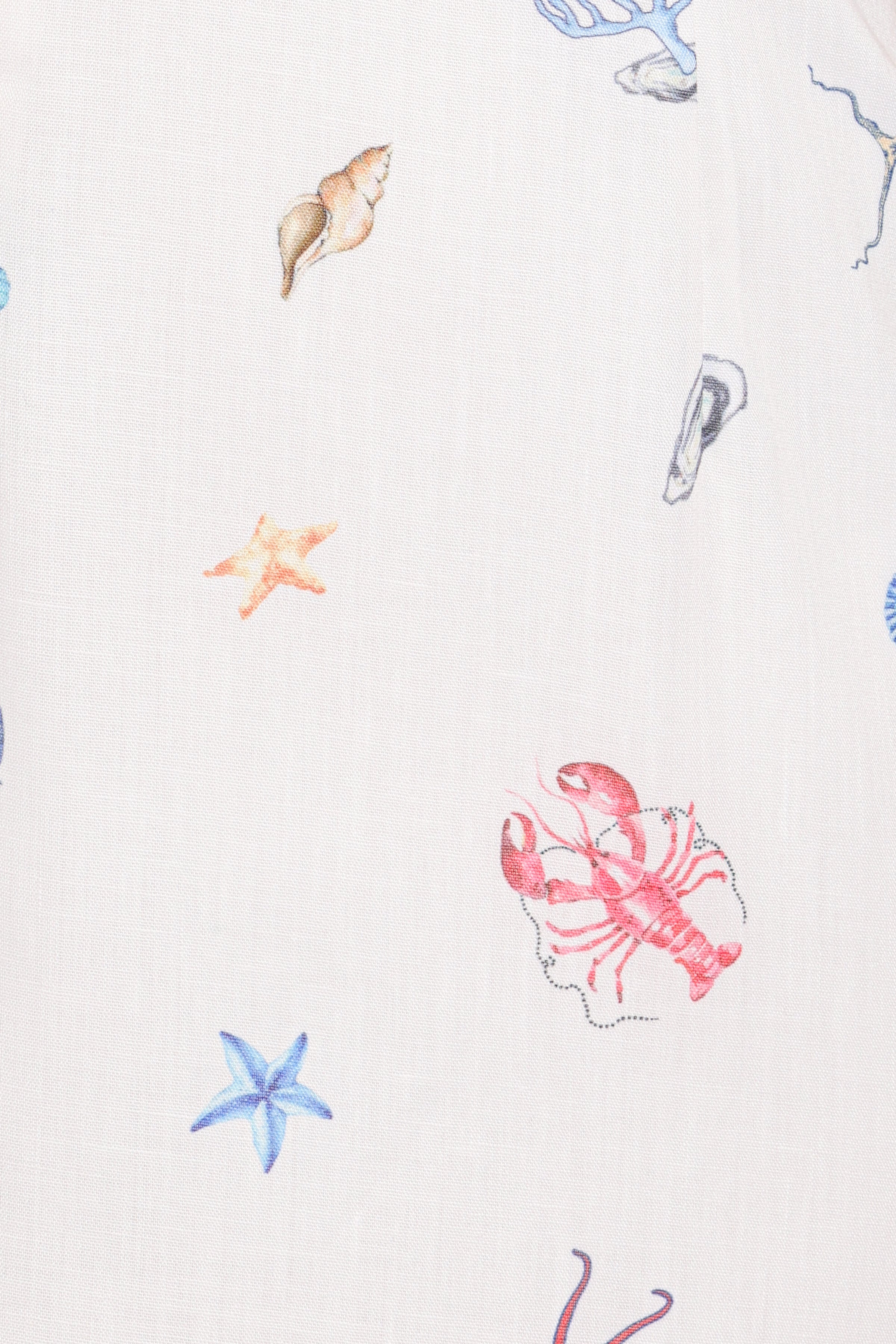 Havana Midi Dress - Beach Print