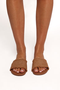 Heather Sandals - Pecan Raffia