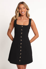 Heidi Mini Dress - Black