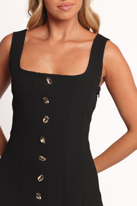 Heidi Mini Dress - Black