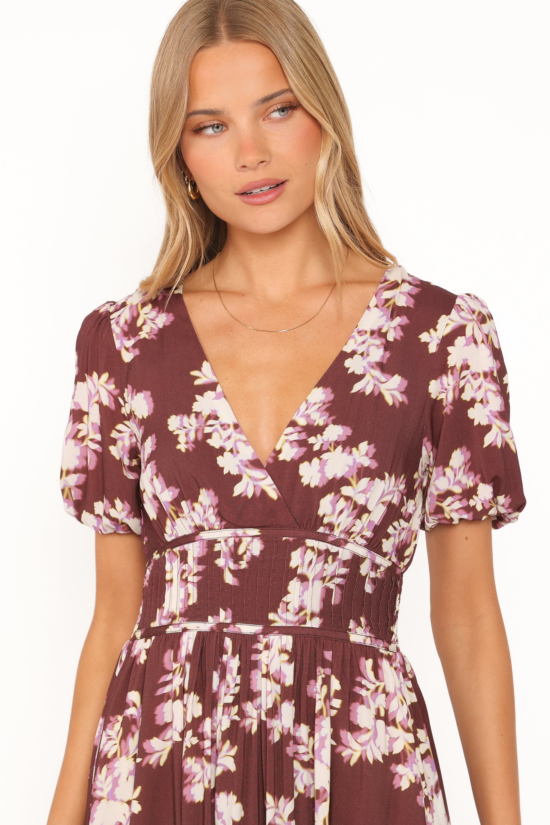 Henny Maxi Dress - Pink Rum Floral