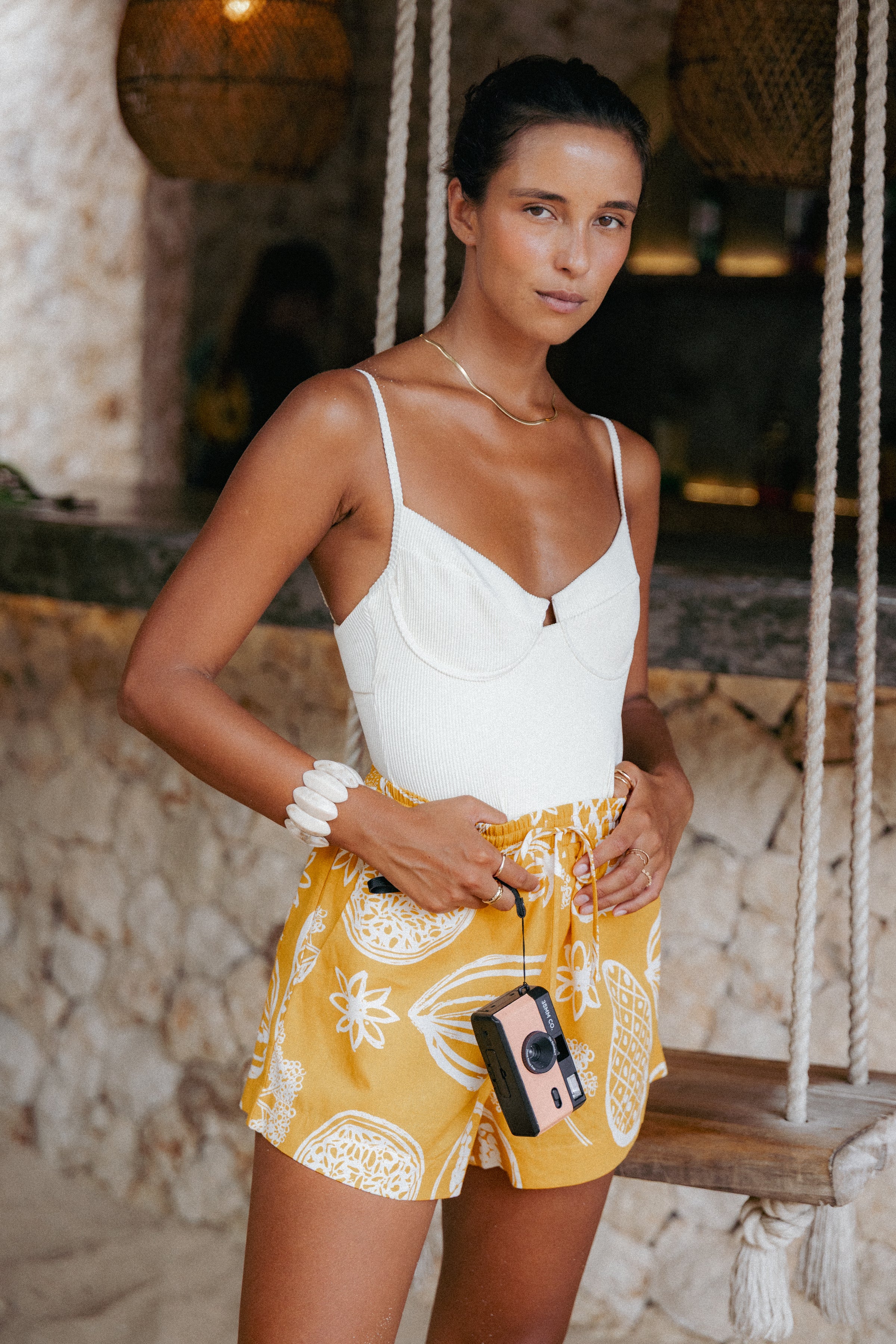 Honey Shorts - Yellow