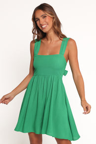 Inverness Mini Dress - Green