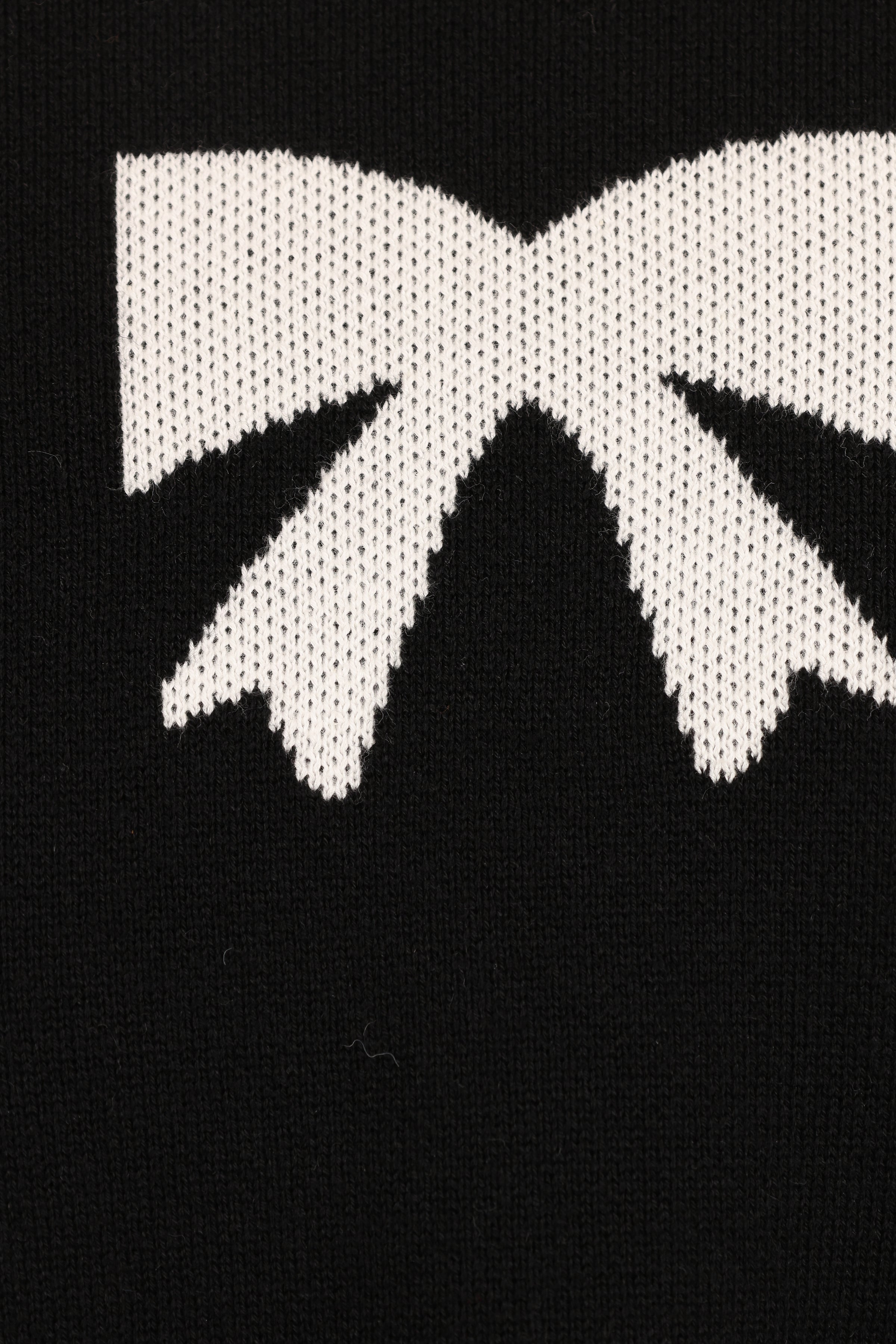 Irene All Over Bow Knit Sweater - Black