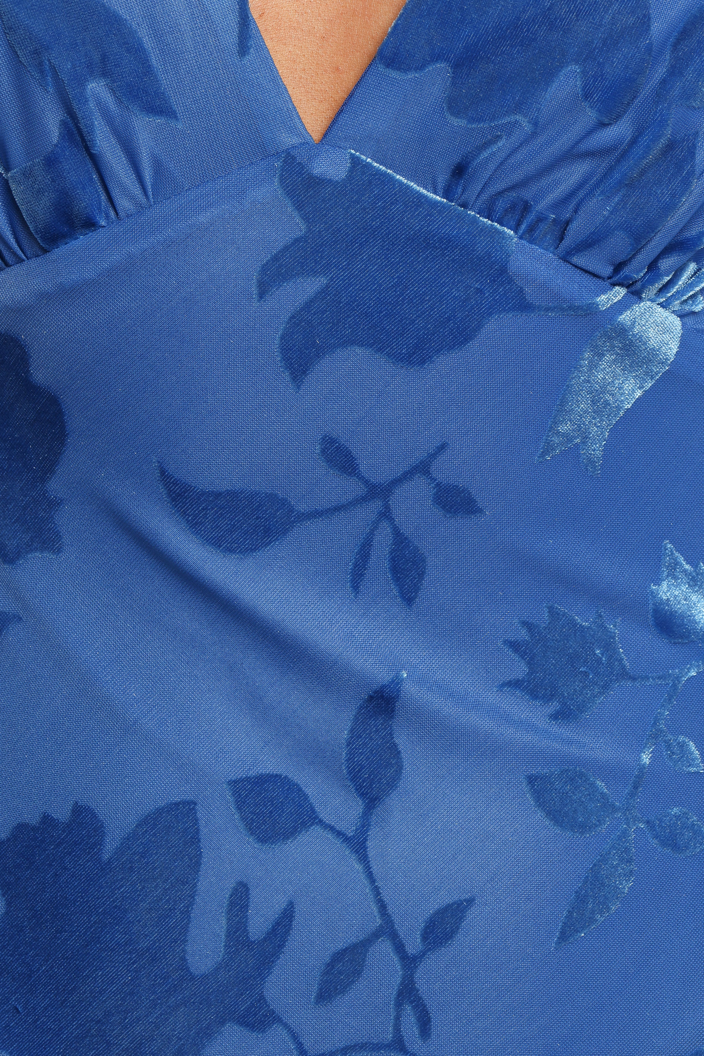 Izzy Midi Dress - Blue Floral