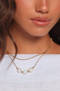 Jamaica Necklace - Pearl