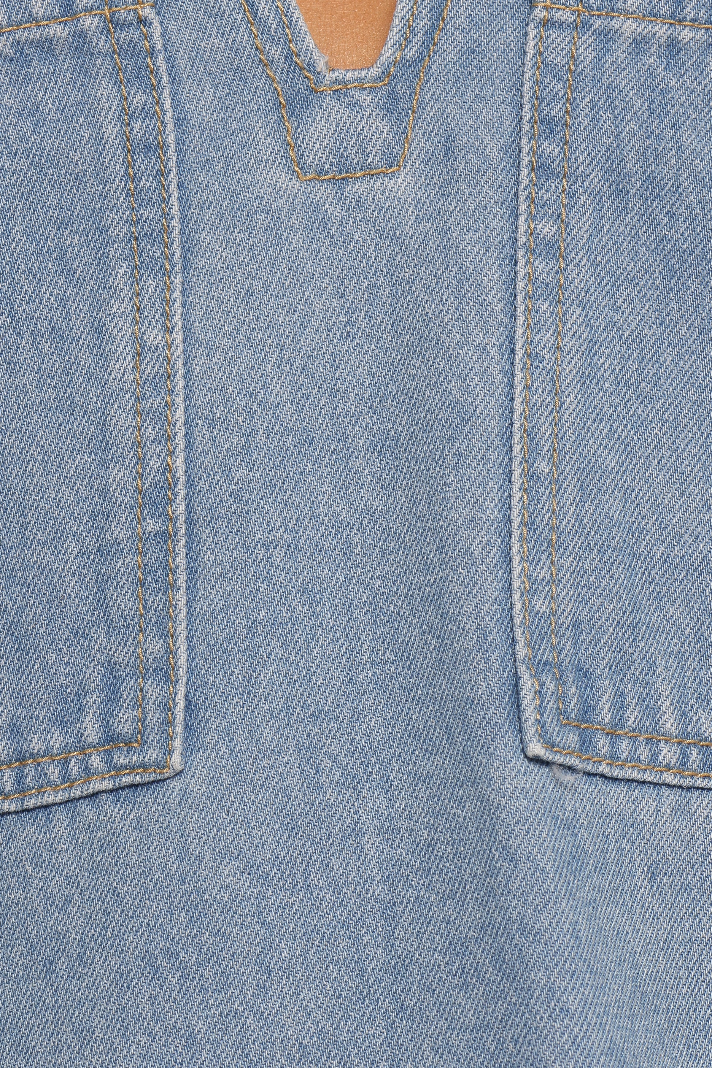 Jana Mini Dress - Light Denim