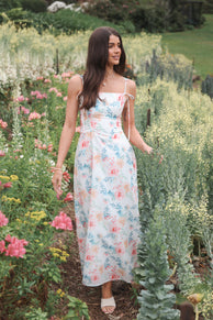 Jaxon Midi Dress - Floral