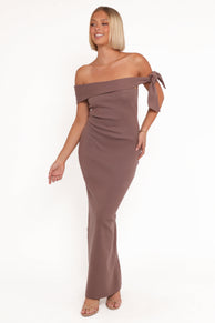 Jaymes Maxi Dress - Chocolate Brown