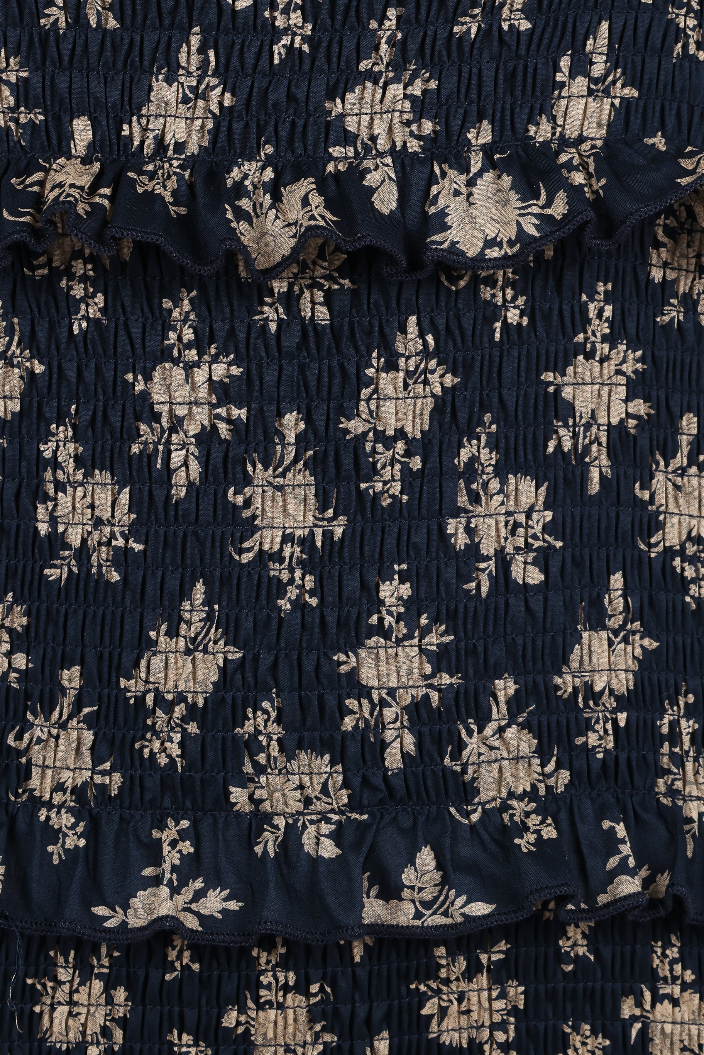 Jazy Midi Dress - Navy Floral