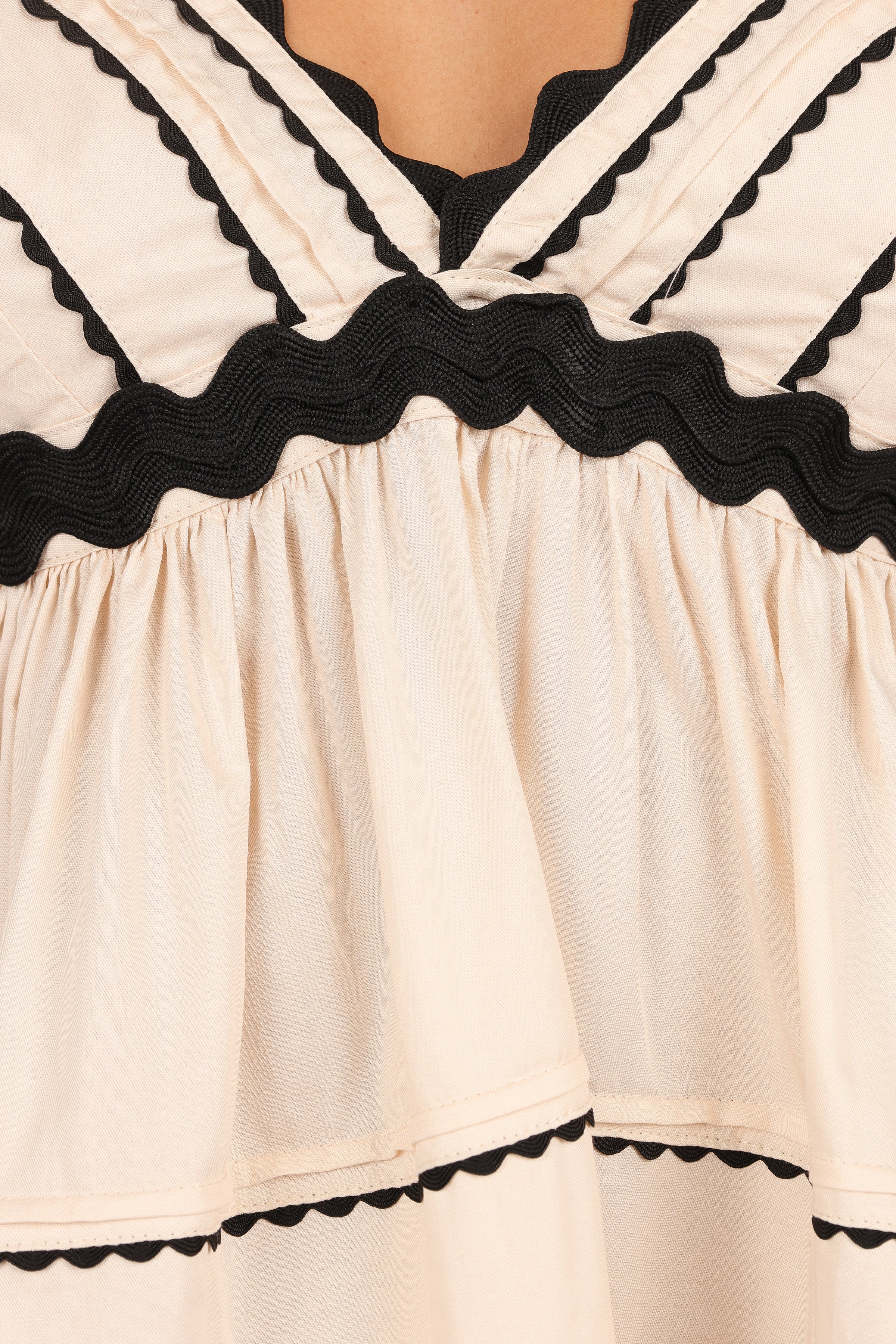 Jeanie Midi Dress - Natural