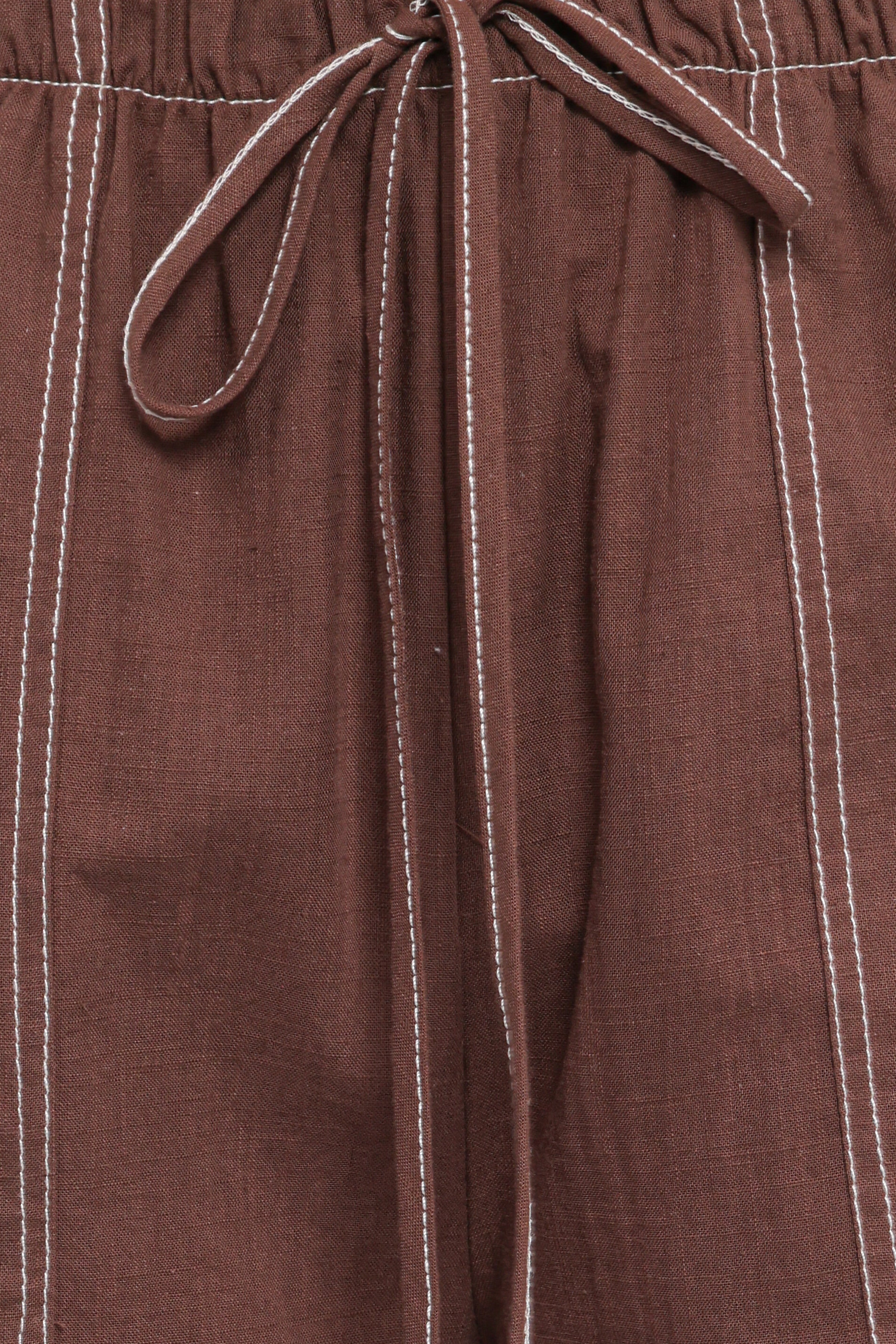 Jill Pant Set - Chocolate