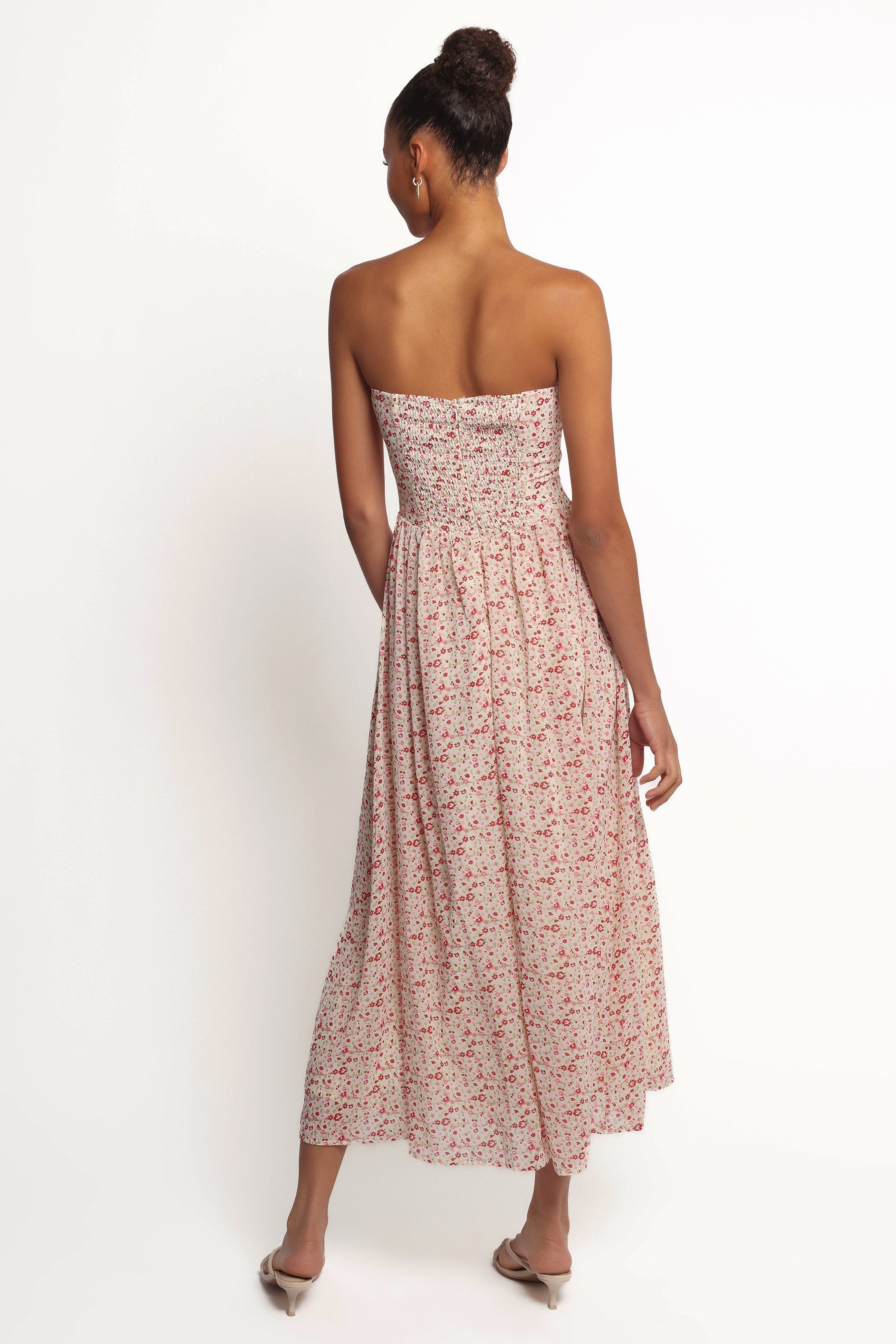 Jody Strapless Maxi Dress - Floral
