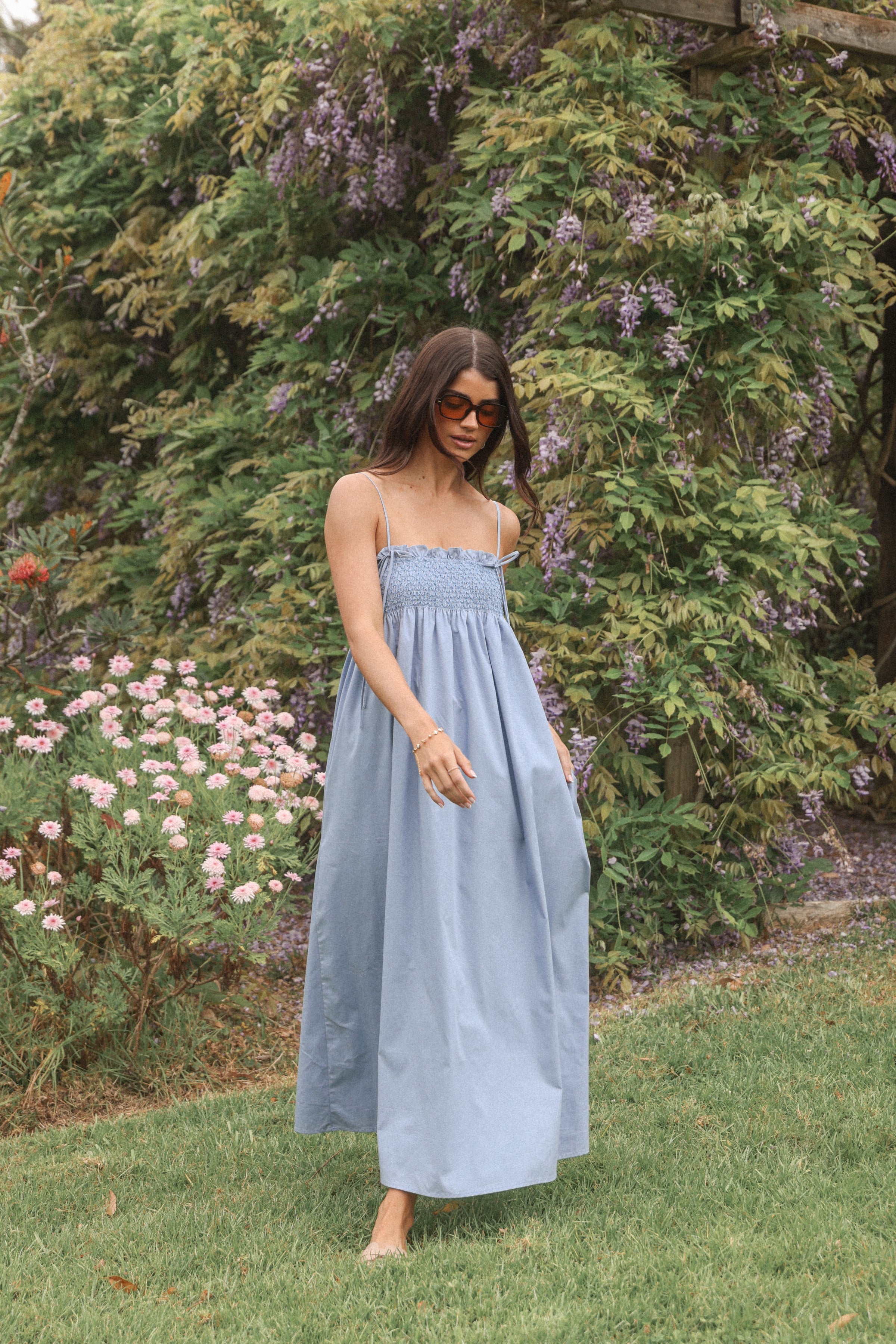 Josie Maxi Dress - Cornflower Blue