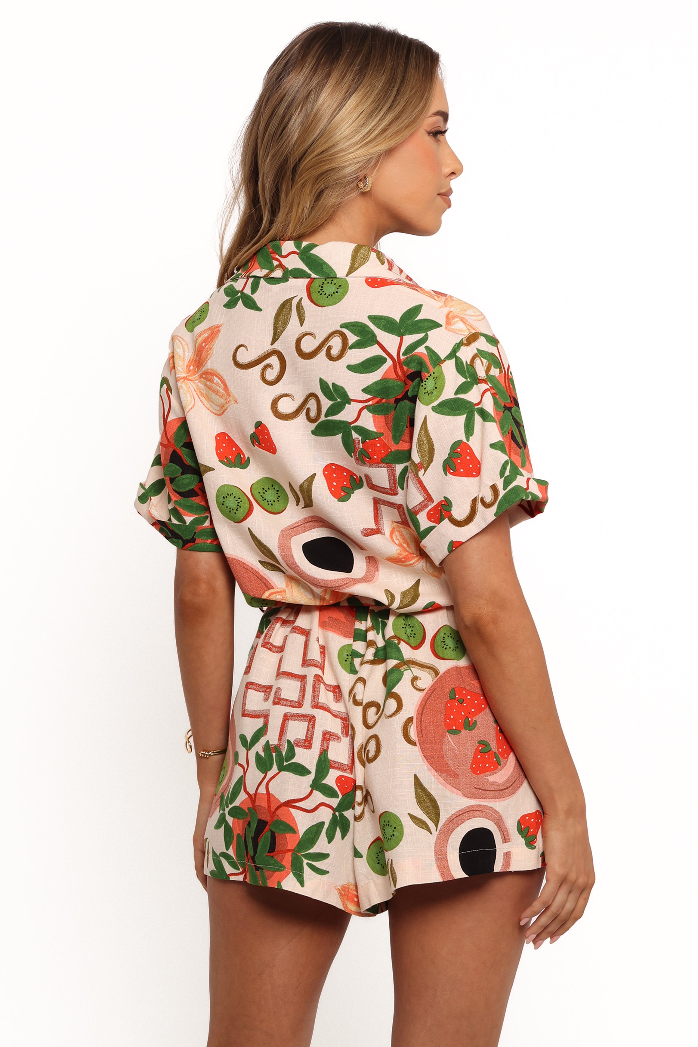 Josie Tie Waist Playsuit - Elodie