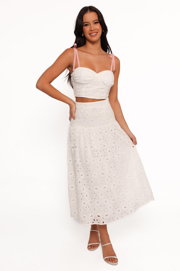 Kara Two Piece Set - White