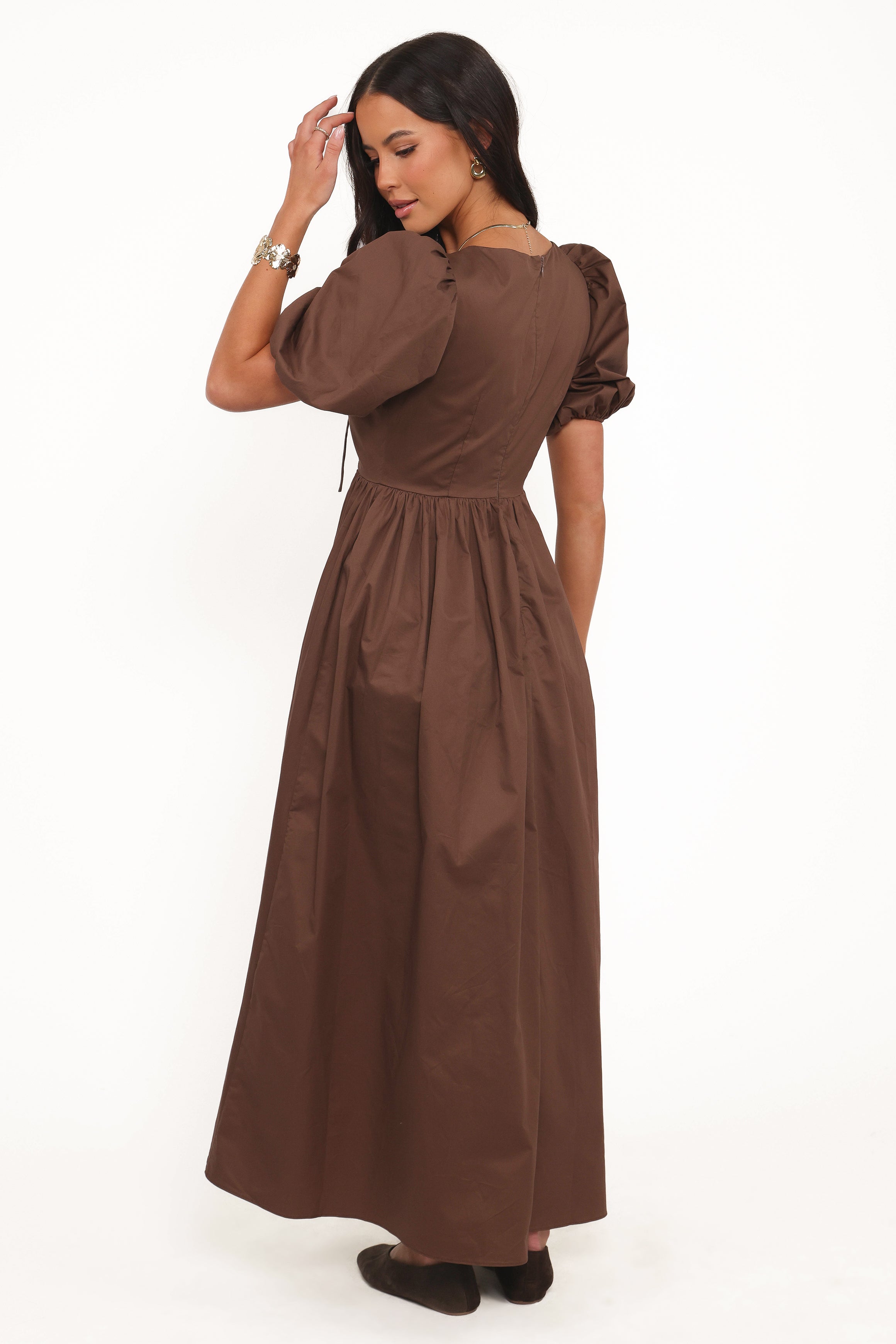 Karla Maxi Dress - Bitter Chocolate